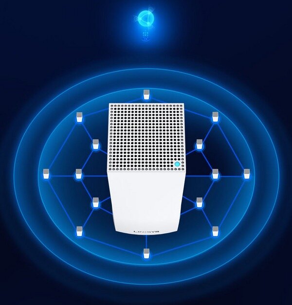 Bộ phát wifi 6 Linksys Velop MX4200-AH 1-Pack TRI-BAND (Chuẩn AX/AX4200Mbps/Wifi Mesh/45 User) - Cũ đẹp (Full box) 7