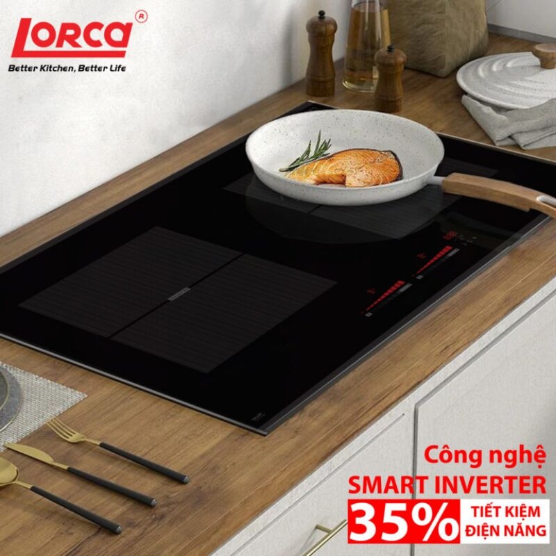 Bếp từ âm 2 vùng nấu Lorca LCI-809 Plus