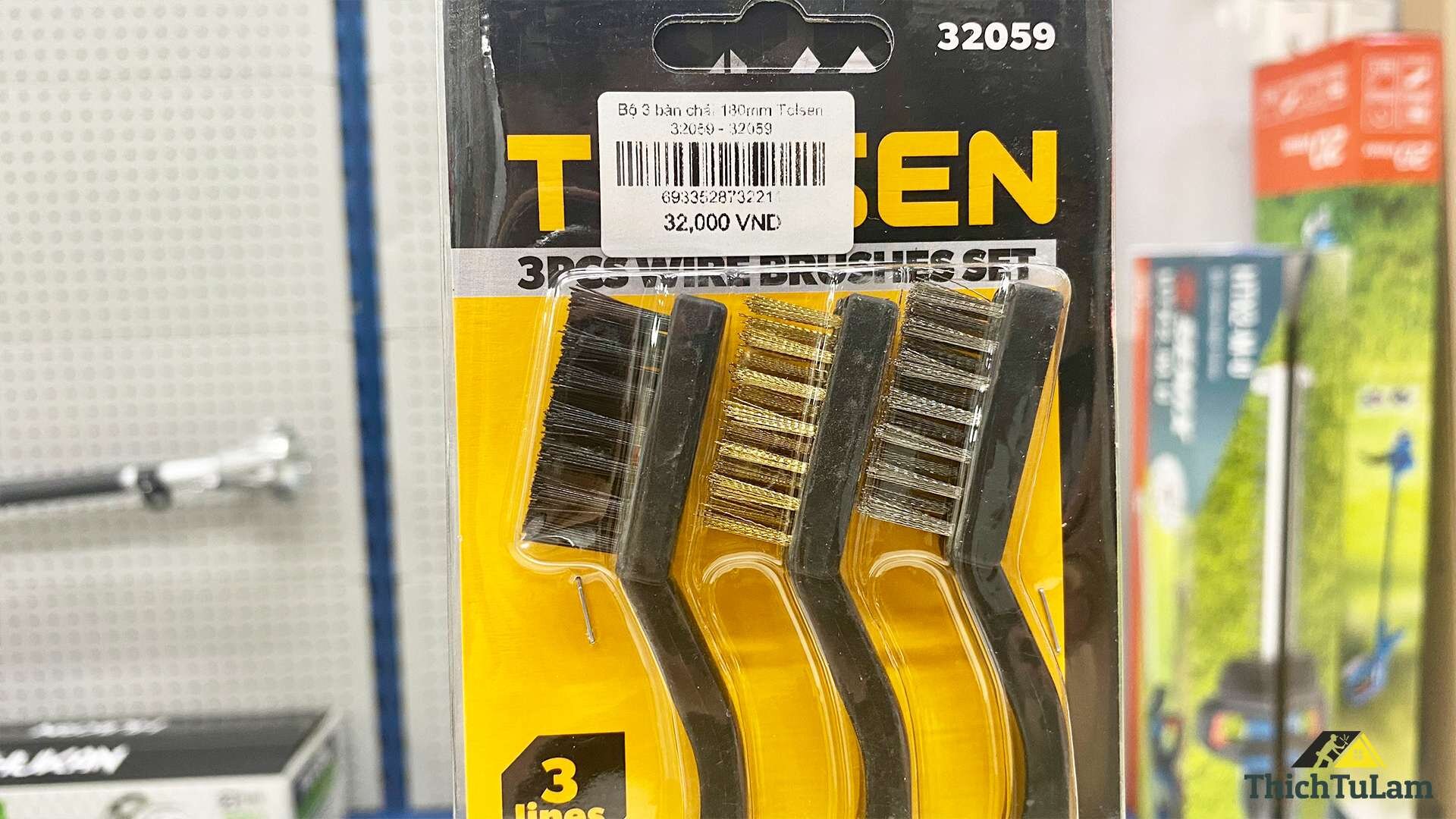 Bộ bàn chải 180mm Tolsen 32059