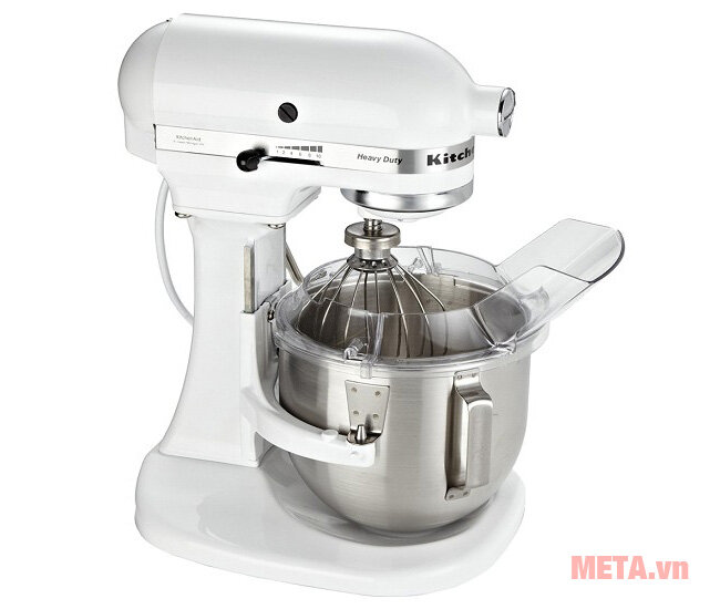 Máy trộn bát nâng KitchenAid 5K5SSWH (màu trắng - 4,8 lít)