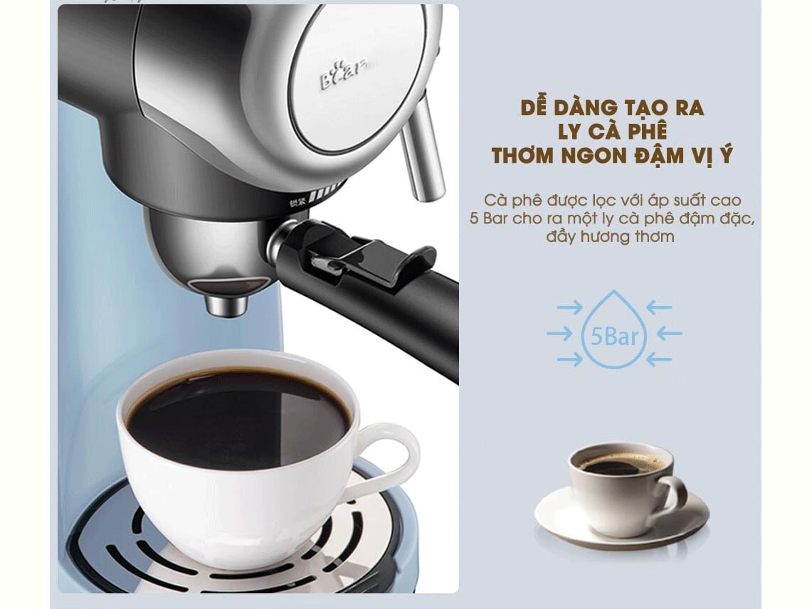 Máy pha cà phê bán tự động Bear