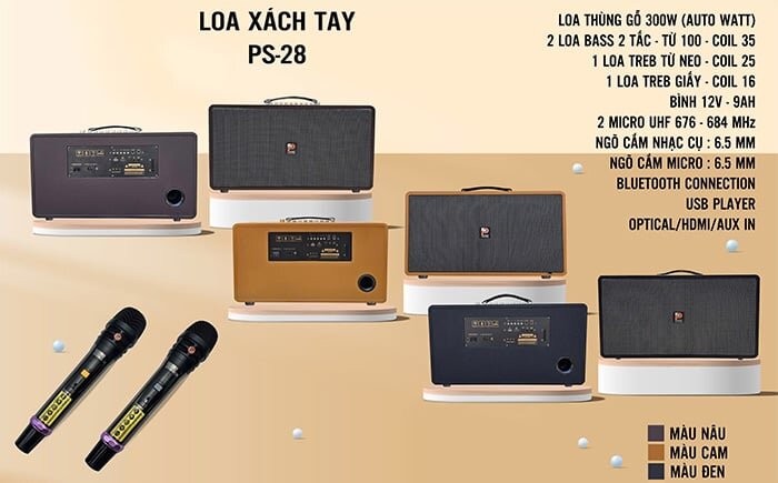 Loa di động karaoke xách tay Prosing PS-28