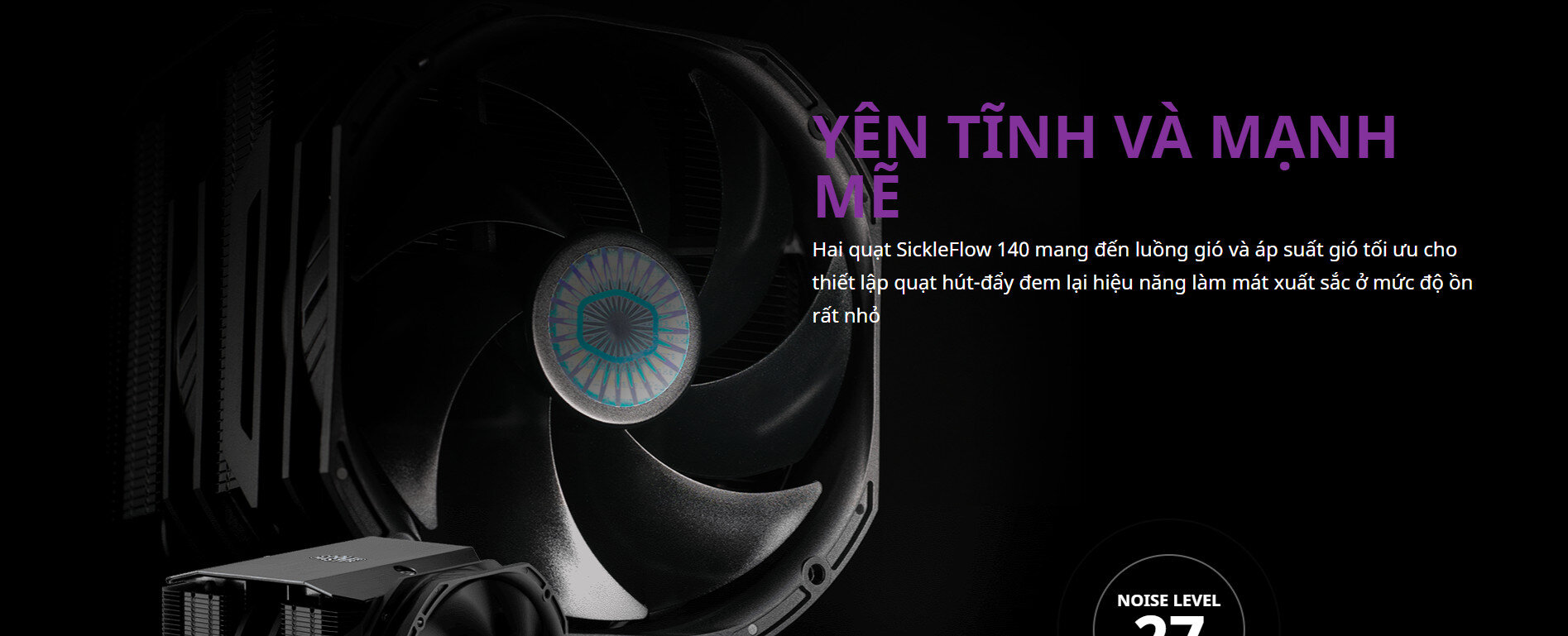 Tản nhiệt khí Cooler Master MasterAir MA624 Stealth - YÊN TĨNH VÀ MẠNH MẼ