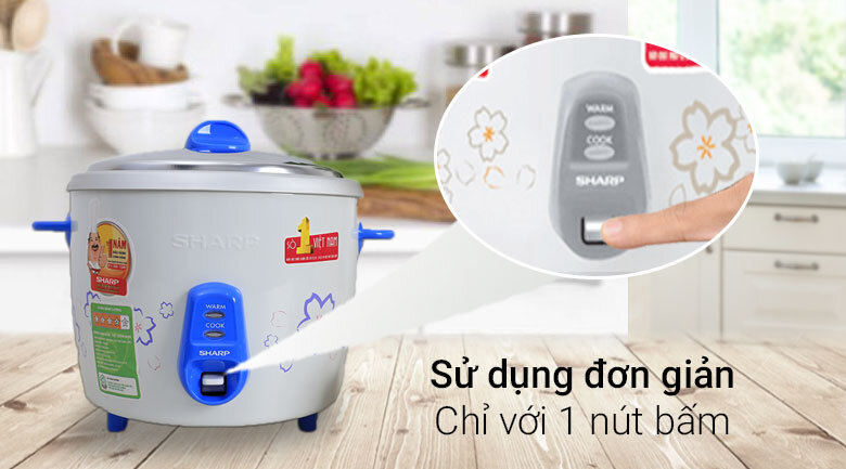 Nồi cơm nắp rời Sharp KSH-N219V 1.8 lít