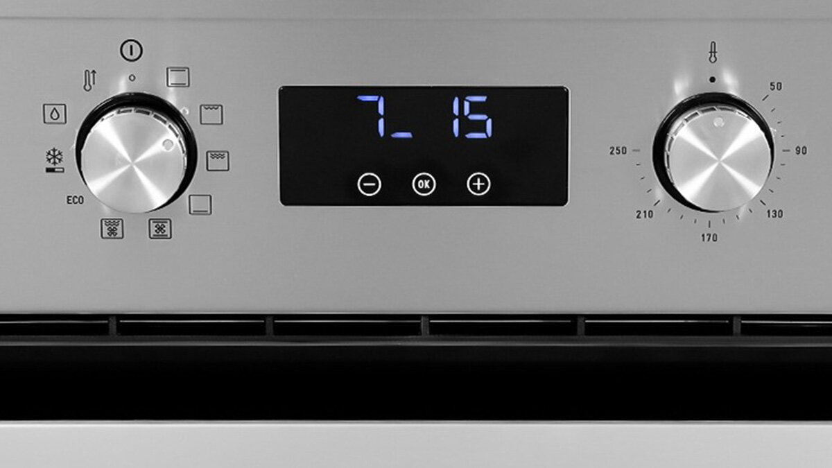 Teka HCB 6435 SS trang bị bảng điều khiển POP IN-OUT