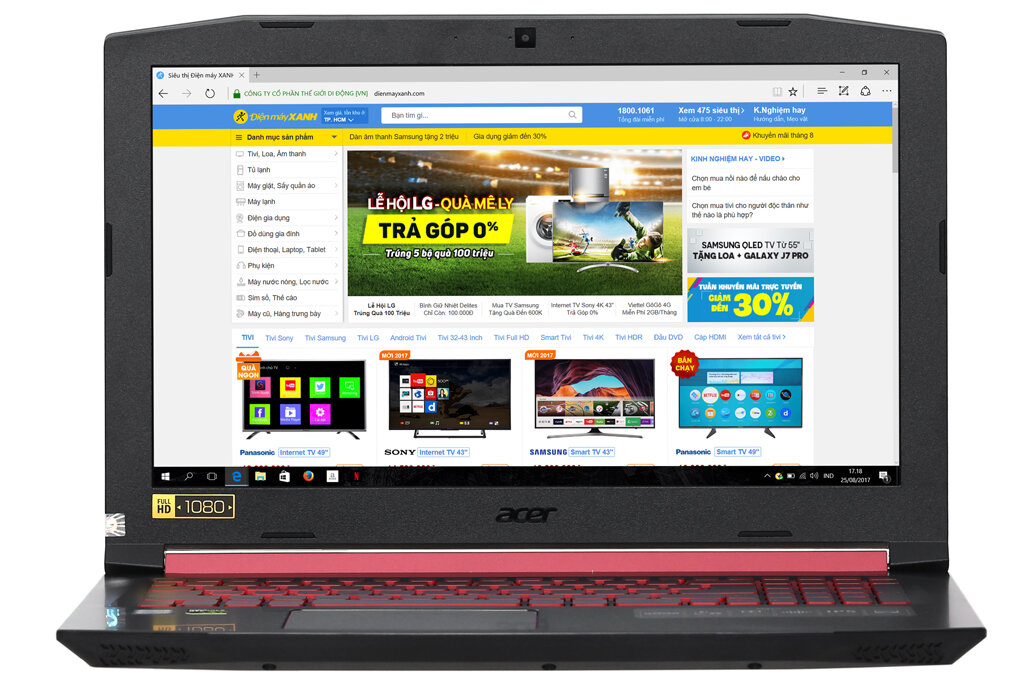Acer Nitro 5 AN515 51 739L i7 7700HQ/8GB/1TB/2GB GTX1050/Win10/(NH.Q2SSV.007) Acer Nitro 5 AN515 51 739L i7 7700HQ/8GB/1TB/2GB GTX1050/Win10/(NH.Q2SSV.007)