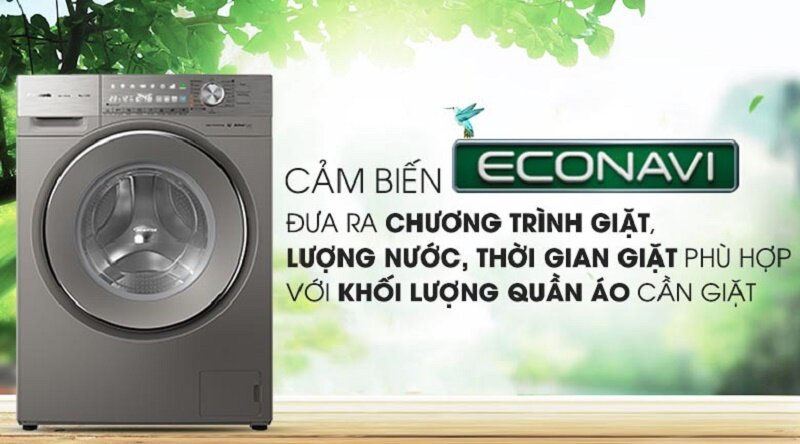 Máy giặt Panasonic Inverter 9 kg NA-129VX6LV2 tiết kiệm điện nước