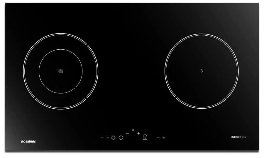 Hai vùng bếp thiết kế cách xa nhau Bếp điện từ kết hợp hồng ngoại