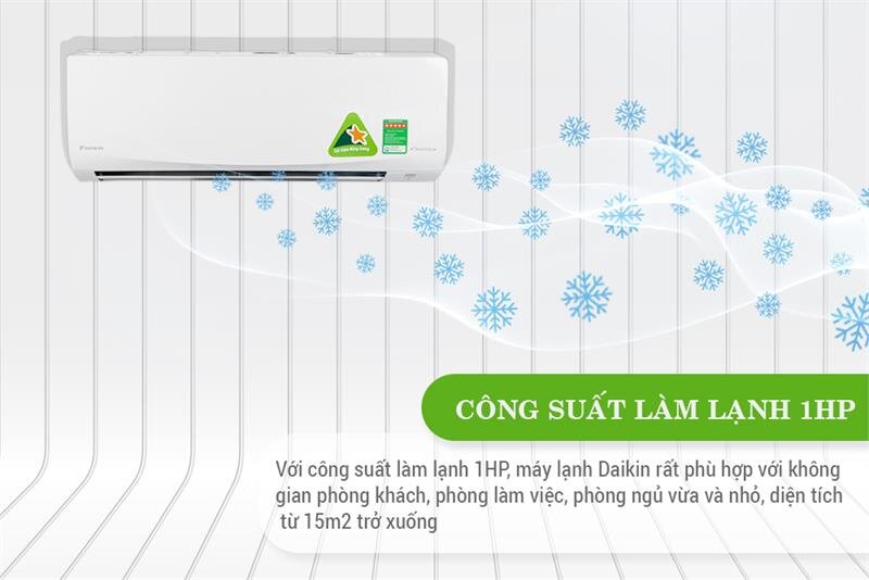 Điều hòa Daikin 1 chiều inverter FTKM25SVMV- 9000BTU