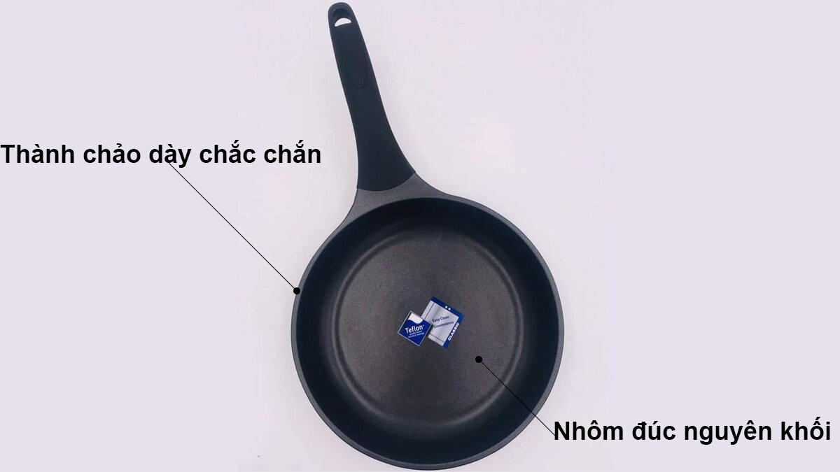 Chảo từ Rapido đáy chấm Teflon RP28-RDT chất liệu bền bỉ