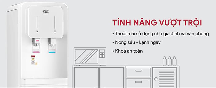 Máy lọc nước nóng lạnh CNC 816UF