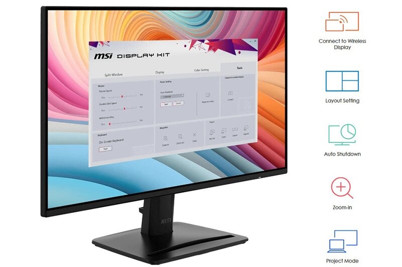 Màn hình MSI PRO MP242A E2 tùy chỉnh dễ dàng