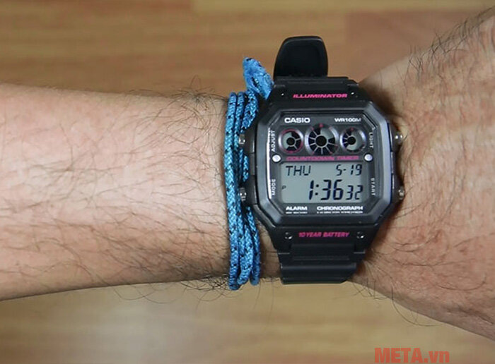 Đồng hồ CASIO AE-1300WH-1A2VDF dây nhựa
