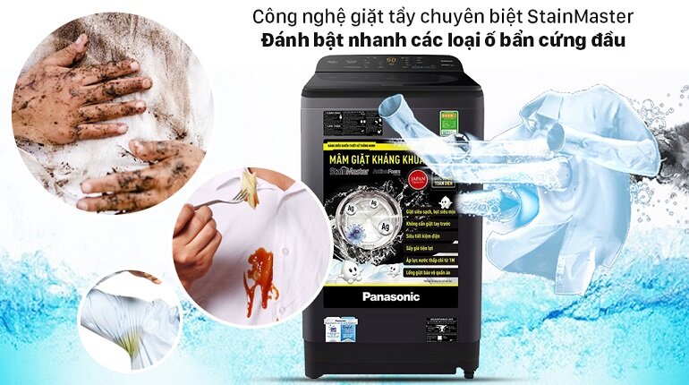 Máy giặt Panasonic 10 kg NA-F100A9BRV nơi bán chính hãng giá rẻ nhất