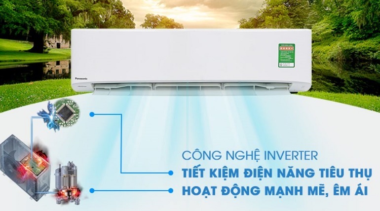 Điều hòa Panasonic Inverter 18000 BTU 2 chiều XZ18ZKH-8 gas R-32 3 Điều hòa Panasonic XZ18ZKH-8 trang bị công nghệ tiết kiệm điện với công nghệ Inverter AI-ECO