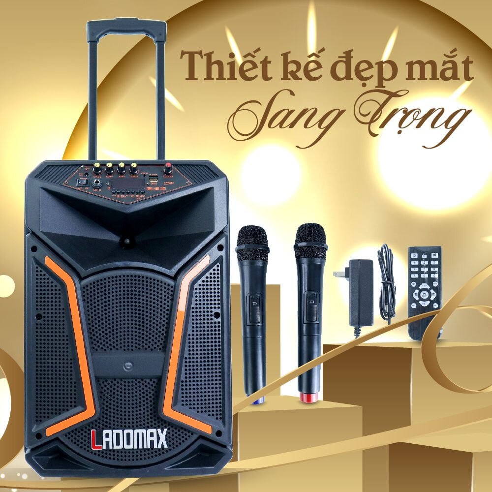 Loa kéo karaoke 3 tấc Ladomax V-S1231