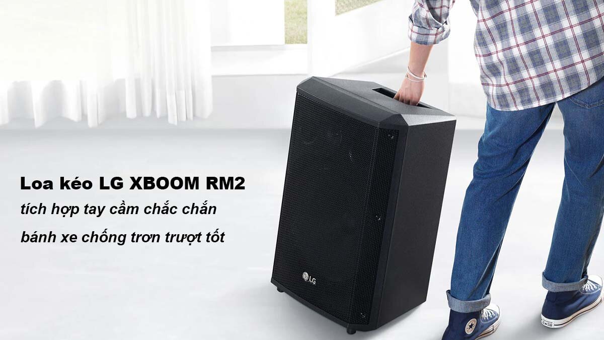 Sản phẩm được tích hợp bánh xe và tay cầm tiện lợi