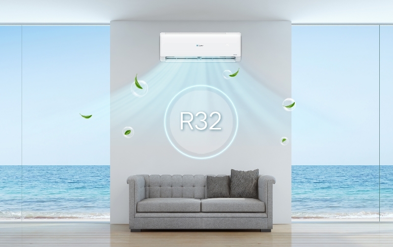 Điều hòa Casper Inverter 9000 BTU 1 chiều TC-09IS36 gas R-32 3 Điều hòa Casper Inverter 9000 BTU 1 chiều TC-09IS36 thân thiện với môi trường