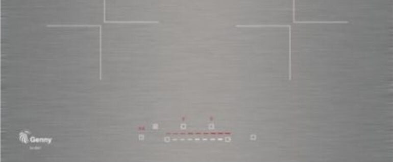 Model Genny D1 sở hữu 2 vùng nấu với tổng công suất 4000W