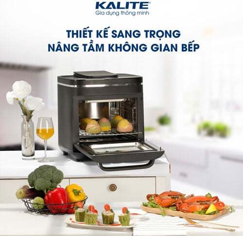 nồi chiên hấp Kalite Steam X có thiết kế hiện đại, sang trọng nồi chiên hấp Kalite Steam X có thiết kế hiện đại, sang trọng