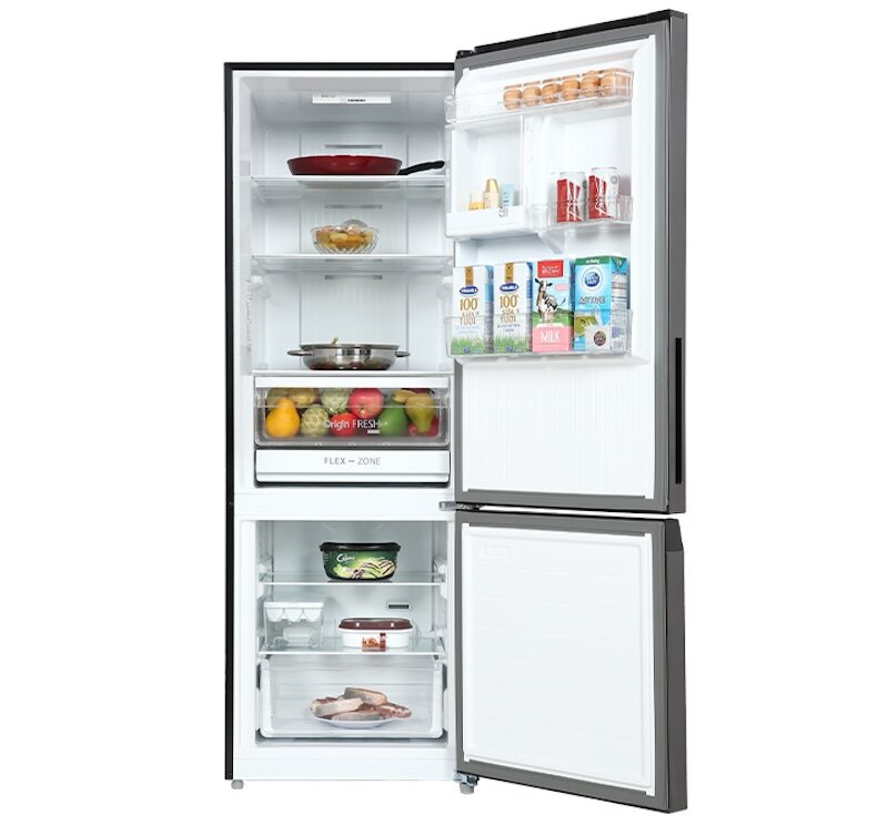 Tủ lạnh Toshiba GR-RB410WE-PMV(37)-SG tiết kiệm điện năng tối đa với công nghệ Origin Inverter