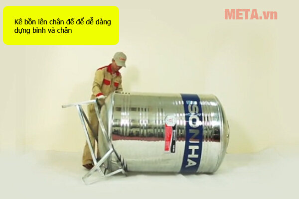 Bồn nước inox Sơn Hà đứng SH700 (F720) - 700 lít