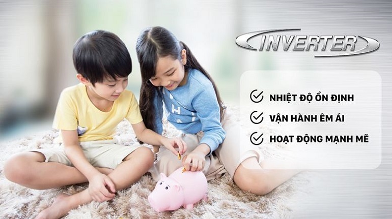 Điều hòa Daikin FTXM50XVMV trang bị công nghệ inverter tiết kiệm điện năng