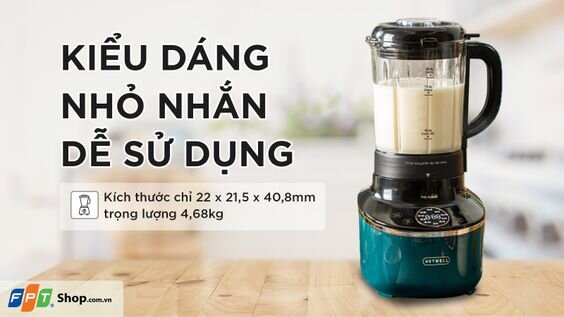 Kiểu dáng nhỏ nhắn, dễ sử dụng