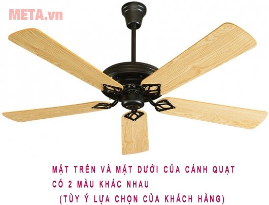 Quạt trần cánh gỗ Kim Thuận Phong BT07 (5 cánh)