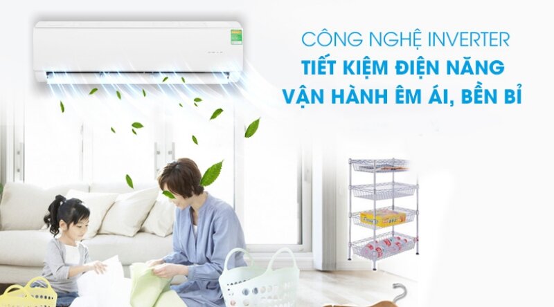 Điều Hòa Midea 17500 BTU 1 Chiều Inverter MSAFA-18CRDN8