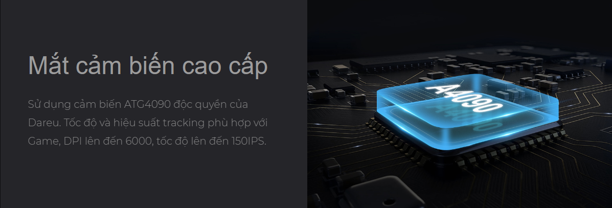 Chuột Gaming không dây Dareu EM901X Pink Led RGB 5