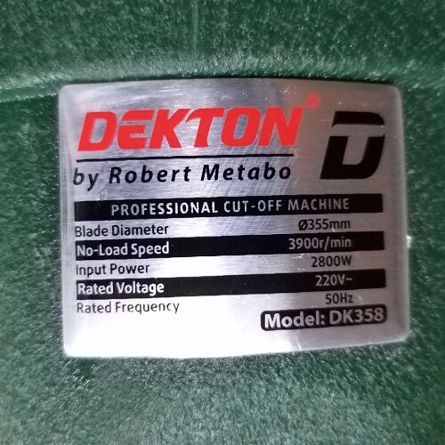 Máy Cắt Sắt Dekton DK 358