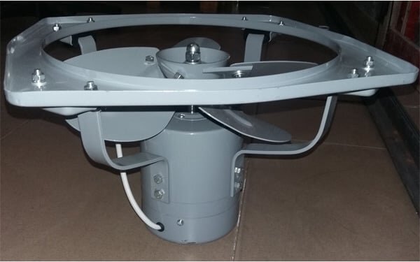 Quạt được làm từ chất liệu thép phun tĩnh điện Quạt thông gió công nghiệp