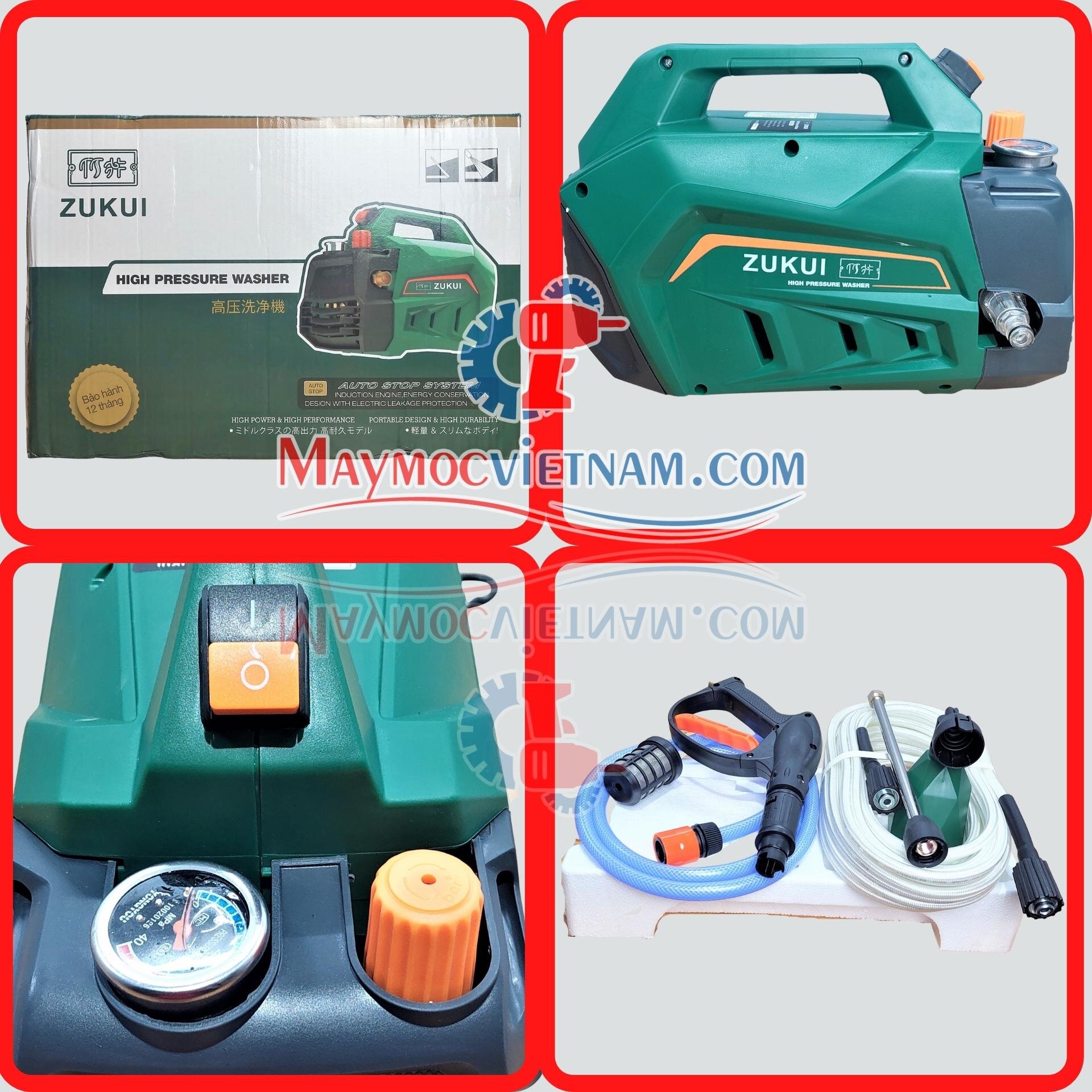 Máy rửa xe 3000W Zukui S8