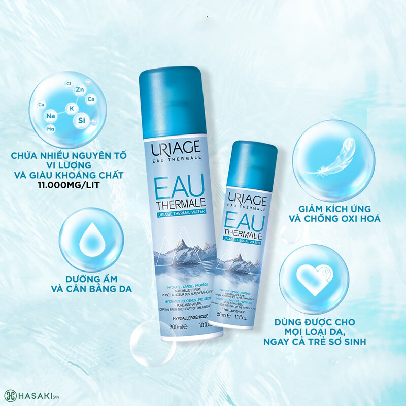 Xịt Khoáng Uriage Eau Thermale Pure Thermal Water Spray