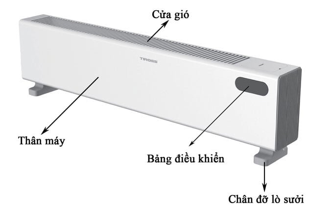 Quạt sưởi sàn Tiross TS9447 Quạt sưởi sàn Tiross TS9447