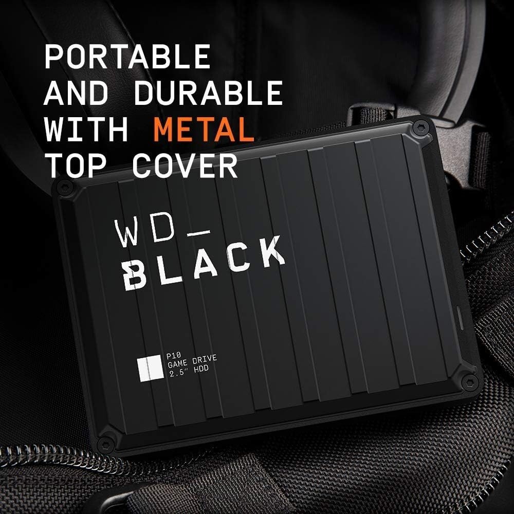 Ổ cứng di động WD_BLACK P10 GAME DRIVE 5TB Black (WDBA3A0050BBK-WESN)