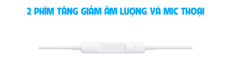 Tai nghe nhét trong cổng Lightning EarPods Apple MMTN2