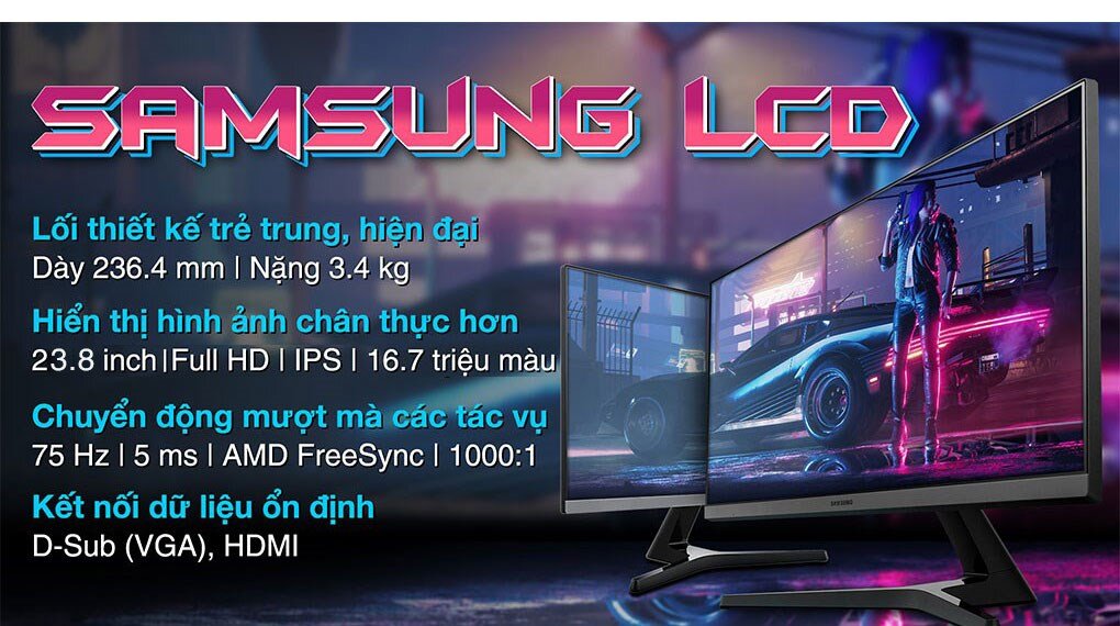 Màn hình Samsung LS24R35AFHEXXV
