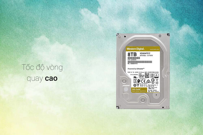 Ổ cứng HDD Desktop WD Gold 8TB 3.5