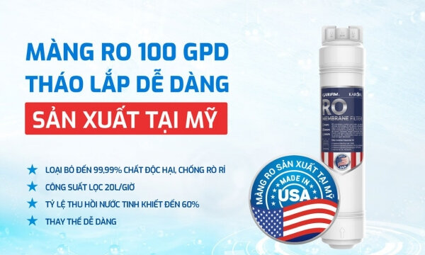 Máy lọc nước Hydro ion kiềm nóng lạnh Karofi KAE-S88 Promax