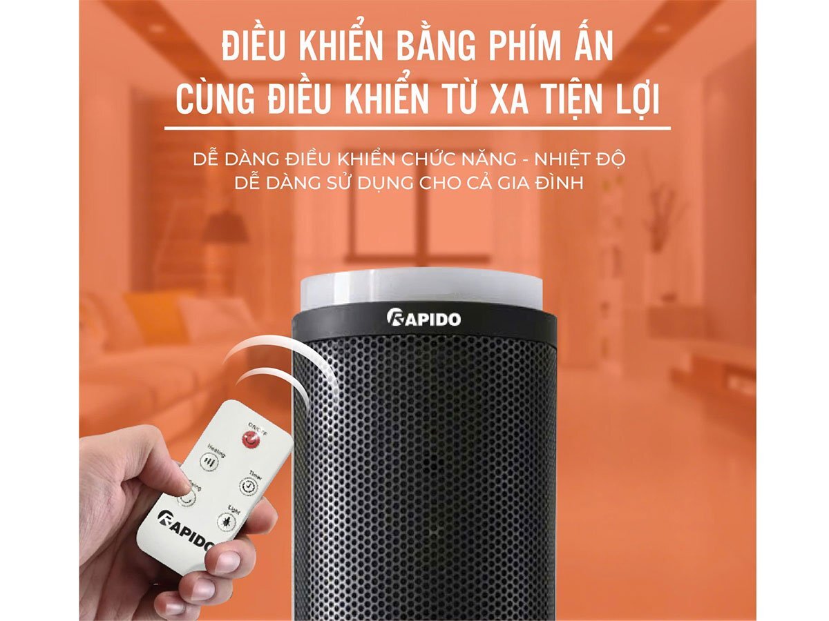 RCH-2000SDB trang bị remote RCH-2000SDB