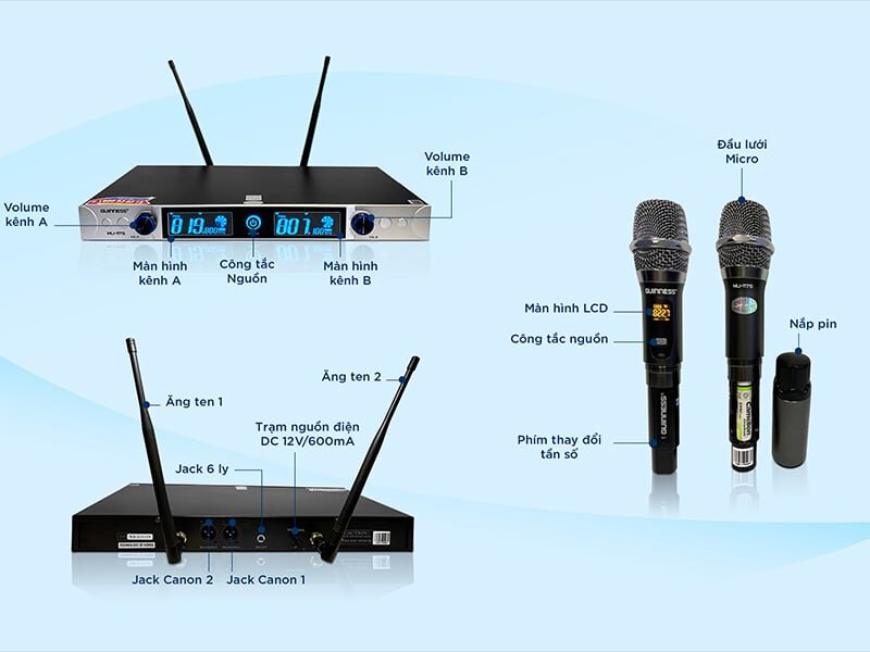 micro không dây Guinness  