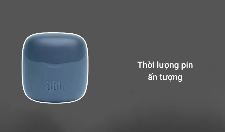 Tai nghe Bluetooth JBL T225TWS (Xanh dương) | Thời lượng pin ấn tượng