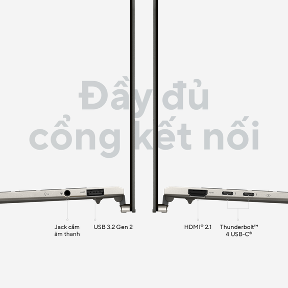 Kết nối Asus Zenbook S 13 OLED UX5304VA-NQ125W