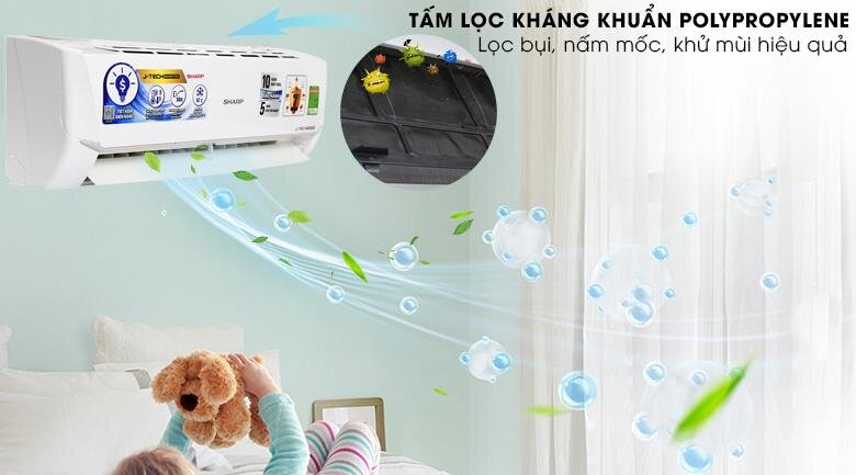 Điều hòa 1 chiều Inverter Sharp AH-X12VEW 12.000BTU