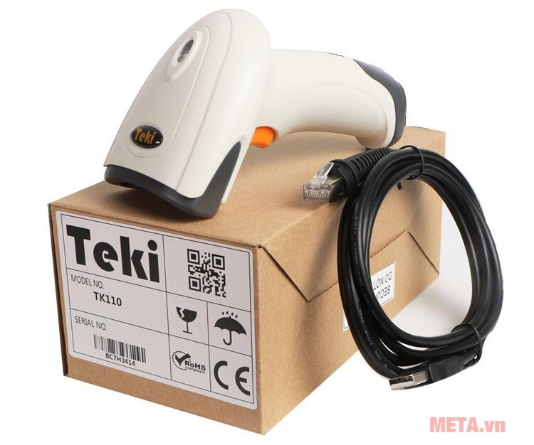 Máy quét mã vạch 1D TEKI TK110 Máy quét mã vạch 1D TEKI TK110