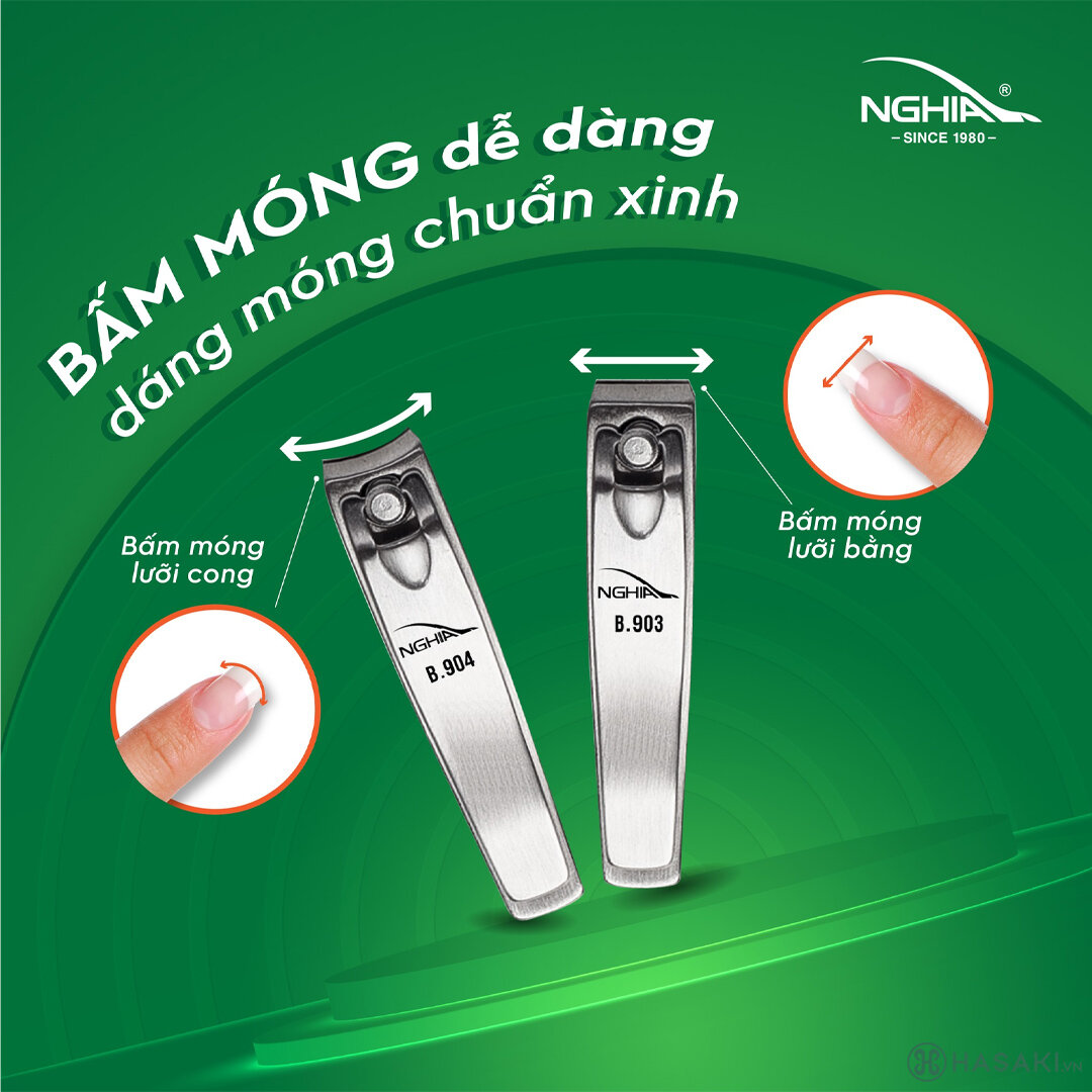 Bấm Móng Tay Kềm Nghĩa Thép Không Gỉ đã có mặt tại Hasaki