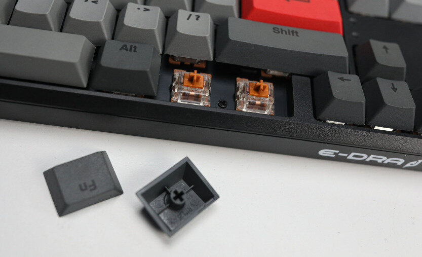 Bàn phím cơ E-DRA EK368W V2 Wireless Brown switch