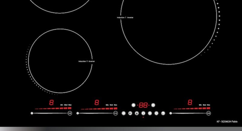 Tính năng Booster tiện lợi trên bếp từ Kaff KF-SQ5463H Fabio
